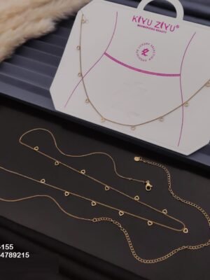 W-155 Anti-Tarnish Stainless Steel Waist Chain - Kiyu ziyu By Anjni Creation