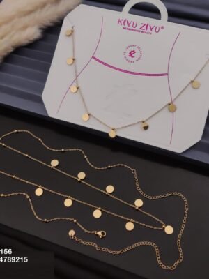 W-156 Anti-Tarnish Stainless Steel Waist Chain - Kiyu ziyu By Anjni Creation