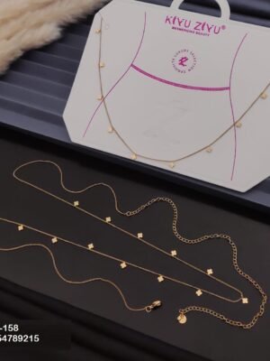 W-158 Anti-Tarnish Stainless Steel Waist Chain - Kiyu ziyu By Anjni Creation