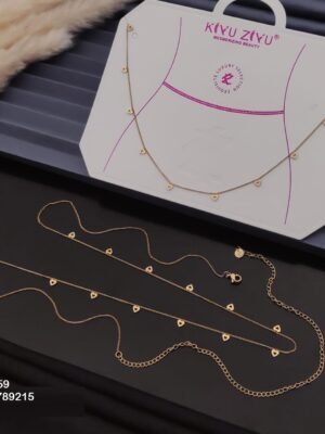 W-159 Anti-Tarnish Stainless Steel Waist Chain - Kiyu ziyu By Anjni Creation