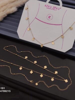 W-161 Anti-Tarnish Stainless Steel Waist Chain - Kiyu ziyu By Anjni Creation