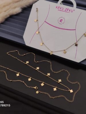 W-165 Anti-Tarnish Stainless Steel Waist Chain - Kiyu ziyu By Anjni Creation