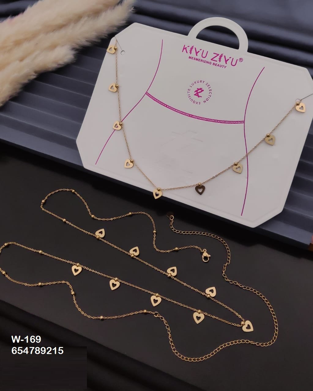 W-169 Anti-Tarnish Stainless Steel Waist Chain - Kiyu ziyu By Anjni Creation