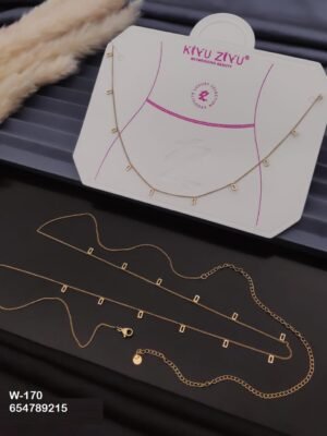 W-170 Anti-Tarnish Stainless Steel Waist Chain - Kiyu ziyu By Anjni Creation