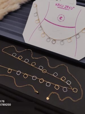 W-178 Anti-Tarnish Stainless Steel Waist Chain - Kiyu ziyu By Anjni Creation