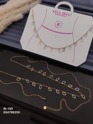 W-180 Anti-Tarnish Stainless Steel Waist Chain - Kiyu ziyu By Anjni Creation